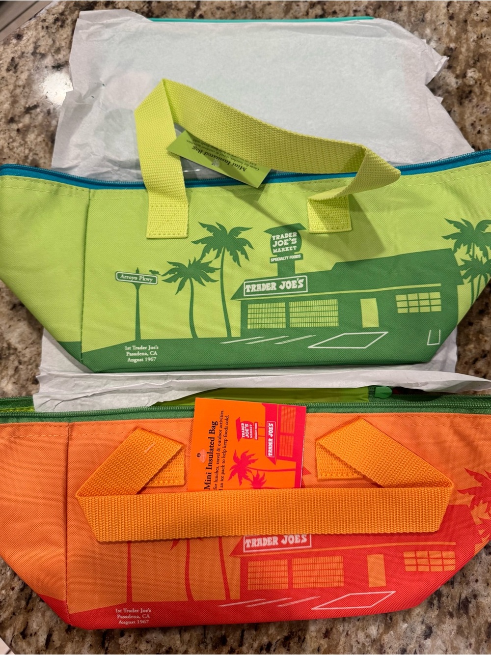 Trader Joe's Mini Insulated Totes